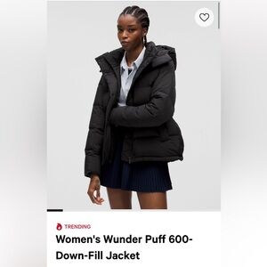 Lululemon Wunder Puff Jacket